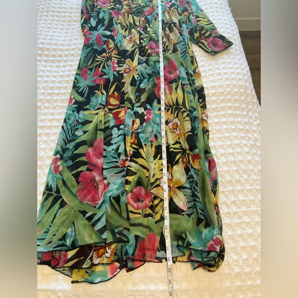 Spy Zone Exchange Tropical Floral Maxi Dress - Picture 12 of 12